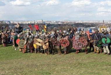 Kimliği belirsiz Rekawka - Lehçe geleneği, katılımcıların kutladı Krakow Salı günü aft er Paskalya. Şu anda Festivali tarihi imar karakteri vardır