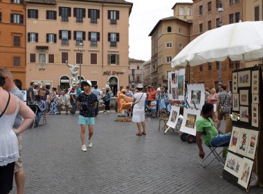  Piazza Navona, Roma turist, yıl boyunca tam