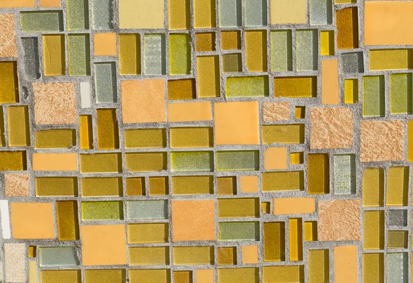 Kleurrijk mozaïek aan de muur, abstracte glas achtergrond. — Stockfoto