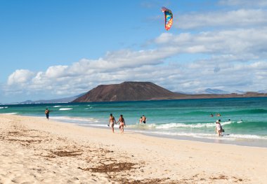 Corralejo Beach Fuerteventura, Kanarya Adaları, İspanya