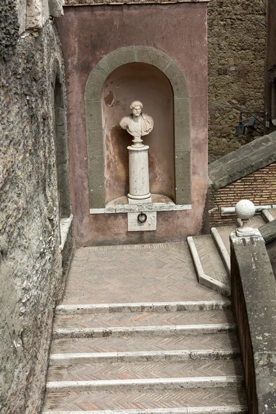 Estatua de mármol en el Castillo de Ángel en Roma. Italia —  Fotos de Stock
