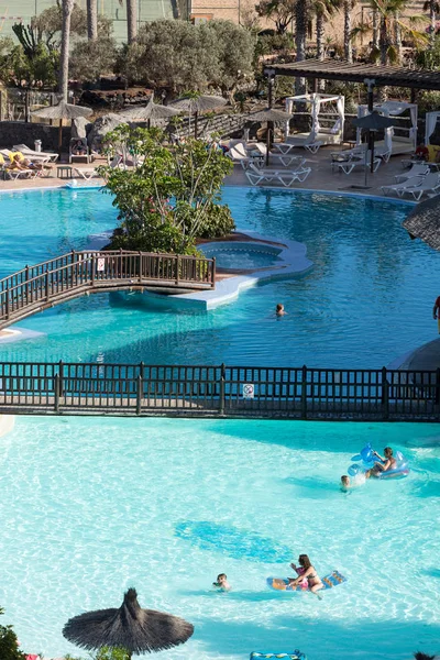 Piscine à Caleta de Fuste sur Fuerteventura. Canary Island. Espagne — Photo