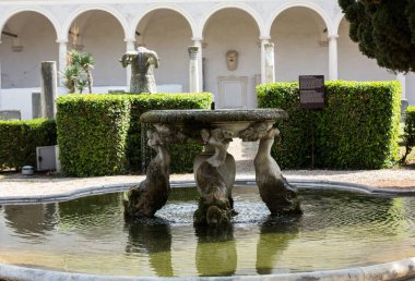 Diocletianus (Thermae Diocletiani) Roma hamamları. İtalya