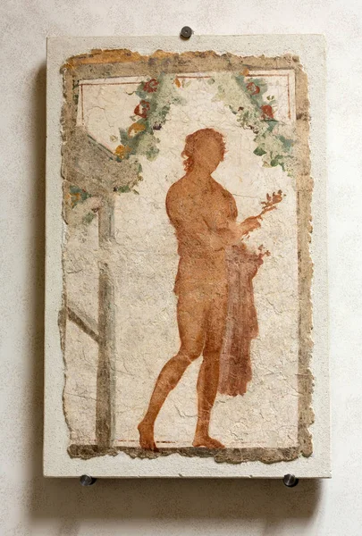 Diocletian (Thermae Diocletiani) 로마에서의 욕탕에서 고 대 모자이크. 이탈리아 — 스톡 사진