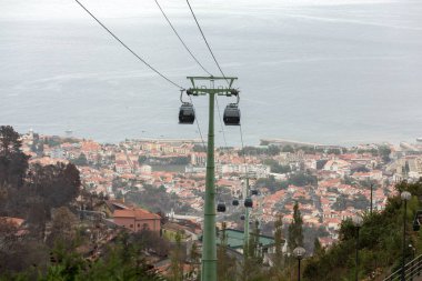 Teleferik monte adlı funchal, madeira Adası Portekiz için