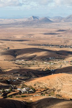 Yarın Velosa Pointview - muhteşem manzara adanın kuzey-Merkez bölgesinin benzersiz manzarası. Fuerteventura, Kanarya Adaları, İspanya