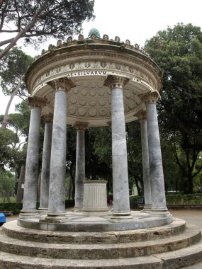 Tapınak Diana içinde Bahçe, Villa Borghese. Roma, İtalya