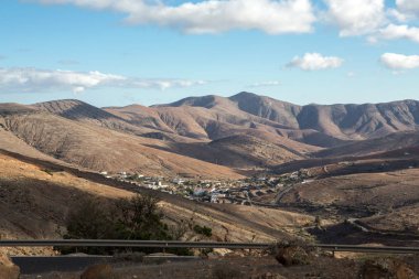 Yarın Velosa Pointview - muhteşem manzara adanın kuzey-Merkez bölgesinin benzersiz manzarası. Fuerteventura, Kanarya Adaları, İspanya