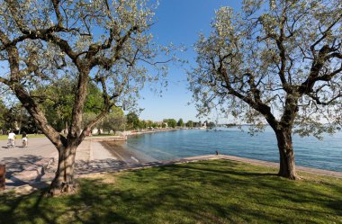 Bardolino, İtalya Garda Gölü kıyısında