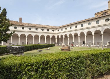 Diocletianus (Thermae Diocletiani) Roma hamamları. İtalya