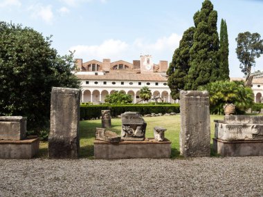  Diocletianus (Thermae Diocletiani) Roma hamamları. İtalya