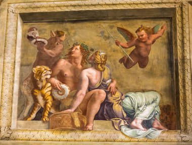  Palazzo Te Mantua önemli bir turistik olduğunu. Mannerist mimari tarzında 1524-1534 Federico II Gonzaga, Marquess Mantua için inşa palace,. 