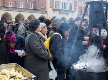  Noel arifesi yoksul ve evsizler için 