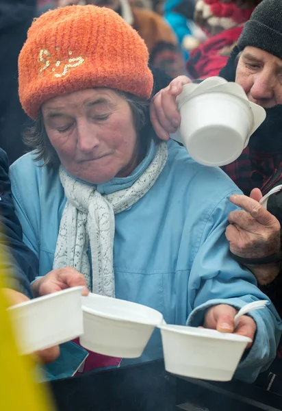  Noel arifesi yoksul ve evsizler için 