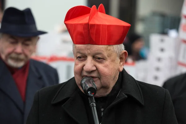 Kardinal Stanislaw Dziwisz – stockfoto