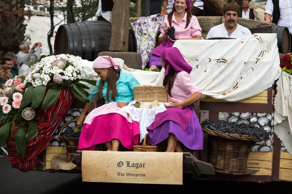 Festiwal Wina na Maderze w Funchal, Portugalia — Zdjęcie stockowe