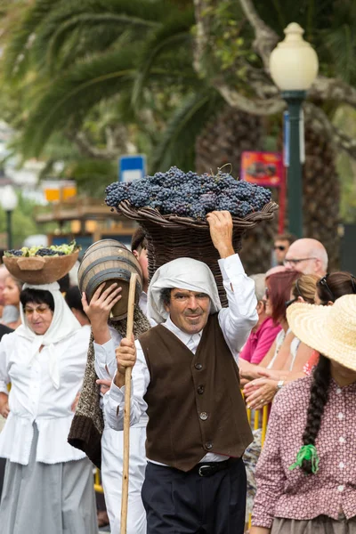 Festival vína Madeira ve Funchalu, Portugalsko — Stock fotografie