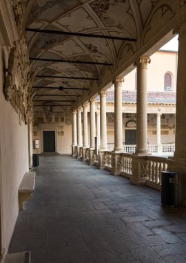 Palazzo Bo, tarihi bina ev 1539, Padova Üniversitesi Padua, İtalya