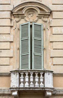 Palazzo Bianchi Sordello Meydanı Mantua, İtalya.