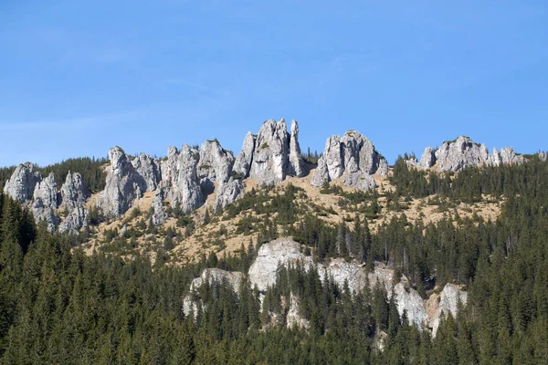 Crags (Mnichy Chocholowskie) en el valle de Chocholowska. Tatra. Polonia —  Fotos de Stock