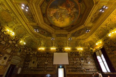Palazzo Bo, tarihi bina ev 1539, Padova Üniversitesi Padua, İtalya