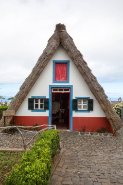 Geleneksel kırsal evde Santana Madeira Adası, Portekiz