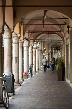  Tarihi şehir merkezi Mantua. İtalya