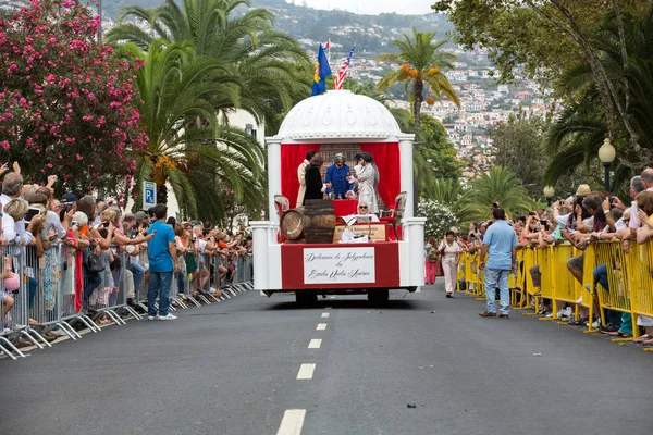 Festiwal wina z Madery w Funchal — Zdjęcie stockowe