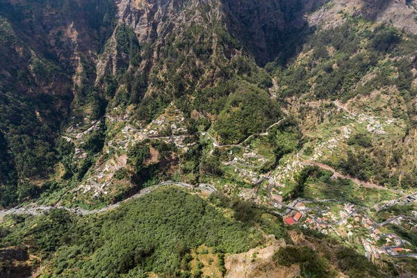 Dolina zakonnic, Curral das Freiras na Maderze, Portugalia — Zdjęcie stockowe