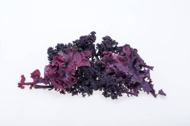 Taze mor kıvırcık lahana lahana 