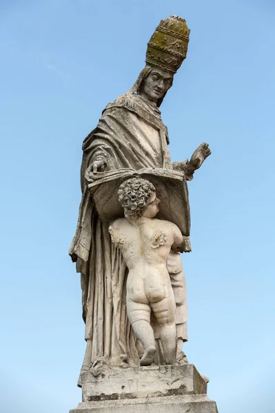 Статуи на площади Пьяцца Прато делла Валле , — стоковое фото