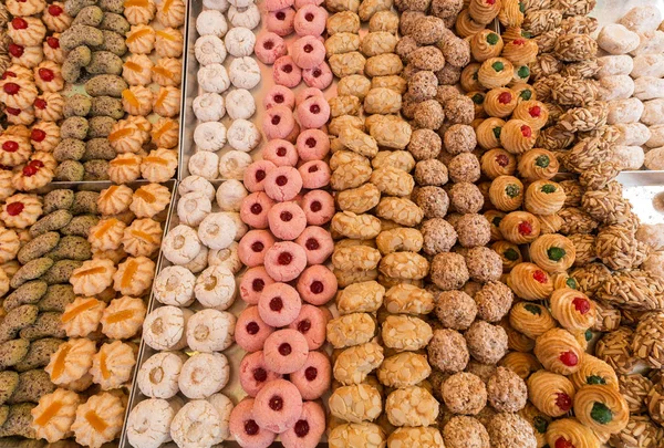 Cake pastries in bakery typical from Italy — Stock Photo, Image