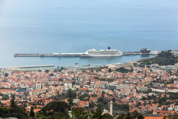 Panoramic view of Funchal on Madeira Island. Portugal — Stock Photo, Image