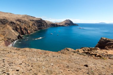 Ponta de Sao Lourenco, Madeira doğu kesiminde, güzel manzara