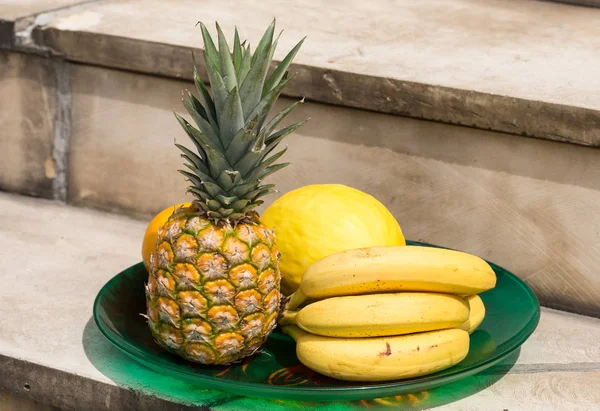 Assortment of fresh exotic fruits — Stock Photo, Image