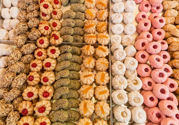 Cake pastries in bakery typical from Italy — Stock Photo, Image