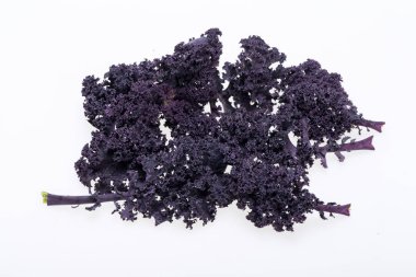 Taze mor kıvırcık lahana lahana