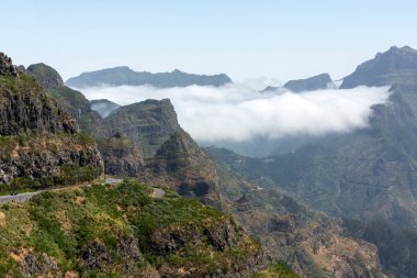 Görünüm geçiş Boca da Encumeada Madeira