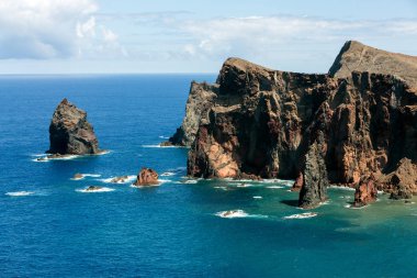  Ponta de Sao Lourenco, Madeira doğu kesiminde manzara