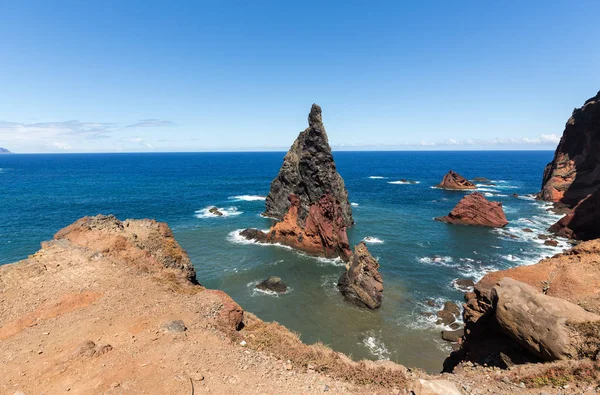 Landscape at the Ponta de Sao Lourenco, the eastern part of Madeira Royalty Free Stock Images