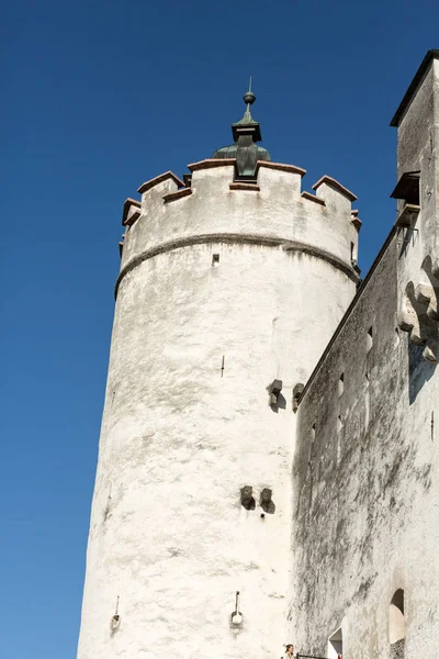 Fortezza Hohensalzburg, bellissimo castello medievale a Salisburgo — Foto Stock