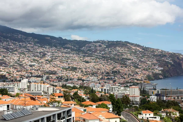 Funchal Madeira Adası panoramik — Stok fotoğraf