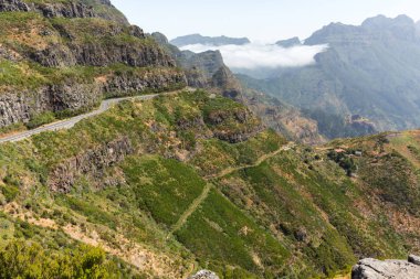 Görünüm geçiş Boca da Encumeada Madeira