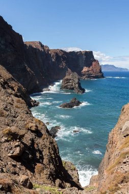 Ponta de Sao Lourenco, Madeira doğu kesiminde, güzel manzara