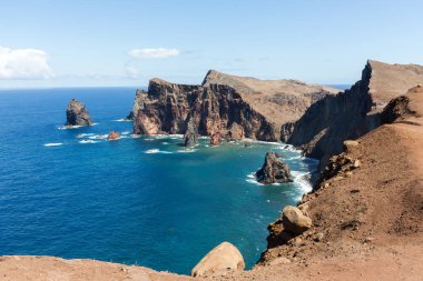 Ponta de Sao Lourenco, Madeira doğu kesiminde, güzel manzara