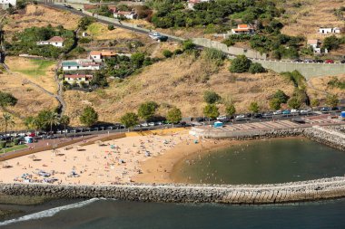 Machico bay Madeira Adası'nın doğu kıyısında,