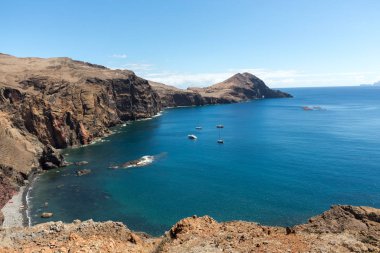 Ponta de Sao Lourenco, Madeira doğu kesiminde, güzel manzara