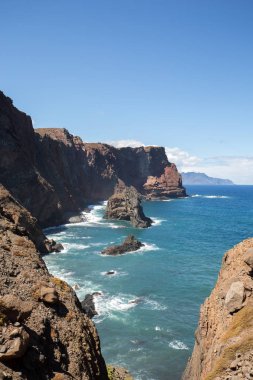 Ponta de Sao Lourenco, Madeira doğu kesiminde, güzel manzara
