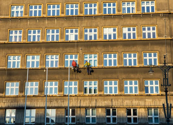Work at height for the restoration of facade in Cracow