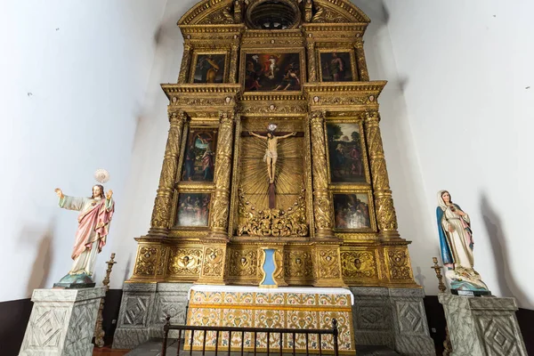 Katedra Matki Bożej wnętrze założenie w Funchal, Madera island, Portugalia — Zdjęcie stockowe